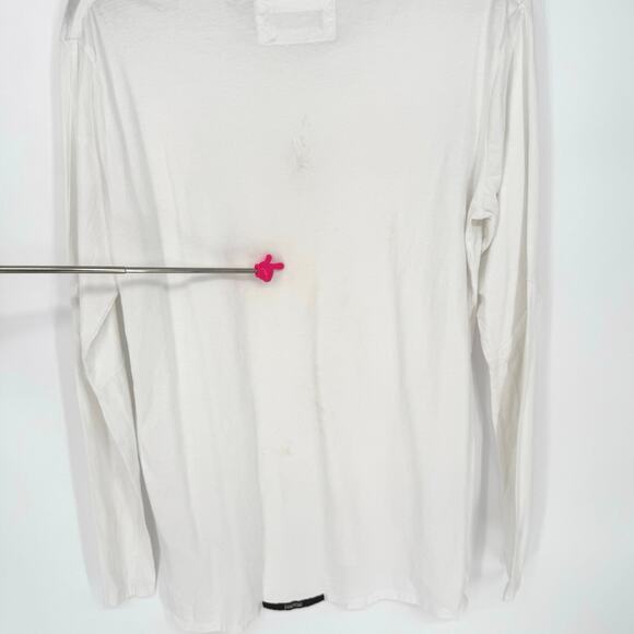Zanerobe White Long Sleeve T-Shirt Men’s S Basic Casual Layering - Picture 5 of 10